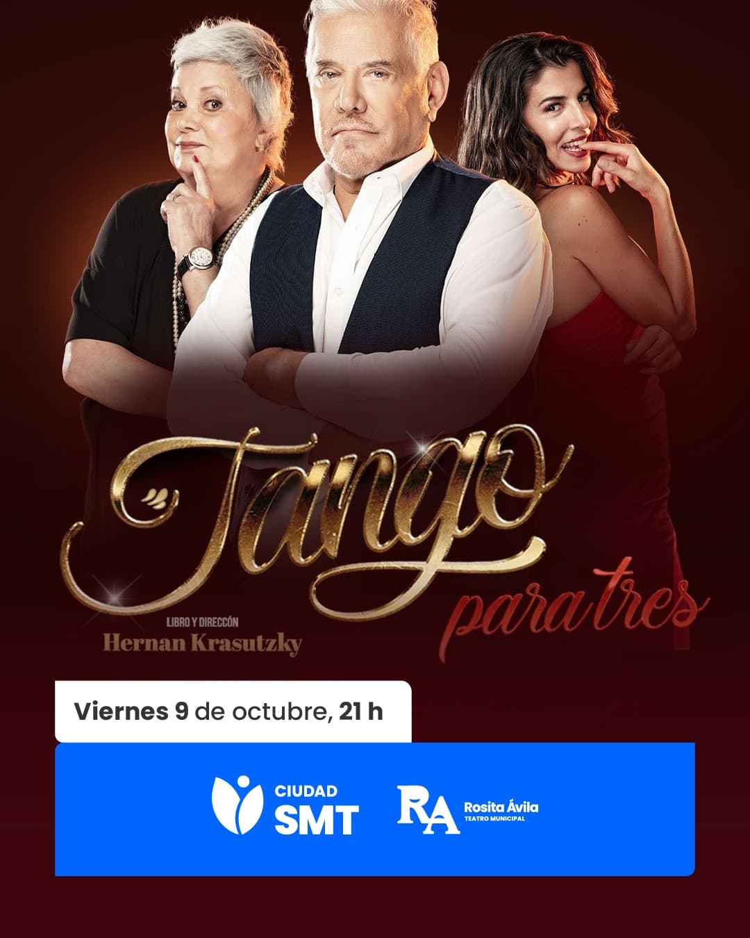 Afiche de Tango para tres