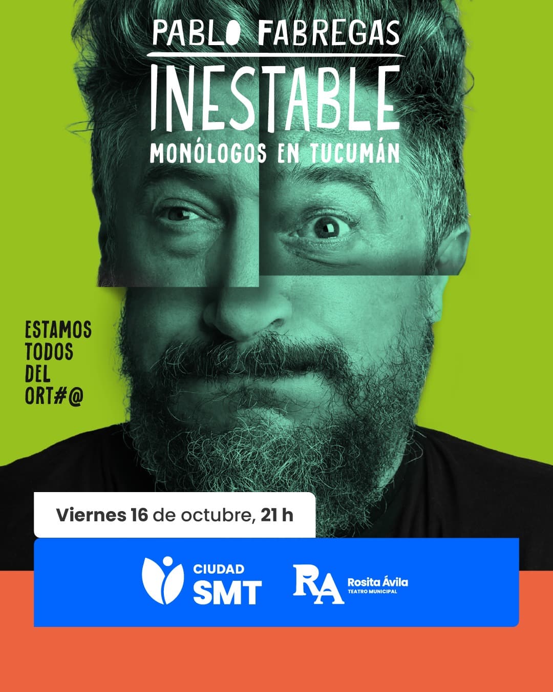 Afiche de Pablo Fábregas - INESTABLE